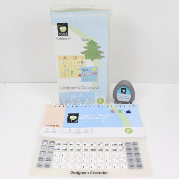 Cricut Other - Cricut Designer's Calendar 29-1055 Cricut Cartridge Phrases Months
